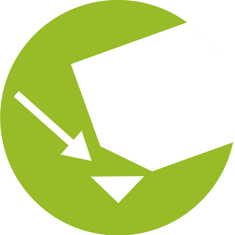 Icon mit Hinweisen zur Probenmenge für die Analyse